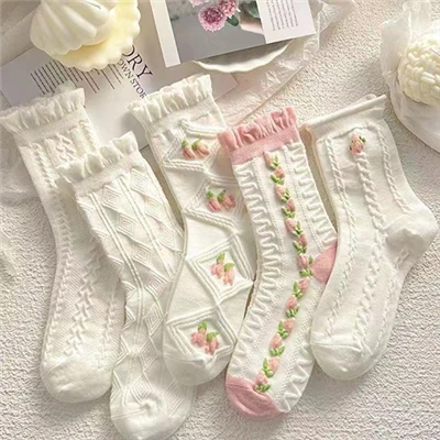 승무원 여성 양말