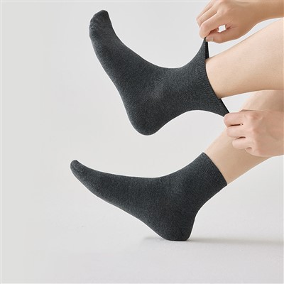 맞춤형 대나무 섬유 솔리드 양말